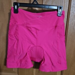 Women's Vibrant Pink Bike Shorts
